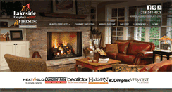 Desktop Screenshot of lakesidefireplace.com