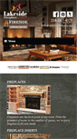 Mobile Screenshot of lakesidefireplace.com